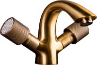 Смеситель для раковины Boheme Royal Cristal 311-Royal/CRST бронза