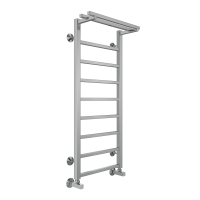 Полотенцесушитель водяной Terminus Контур с полкой П9  40x100 4670078529732 хром