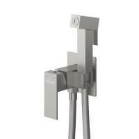 Гигиенический душ Cezares Slider SLIDER-DIF-IN встраиваемый в стену сатин