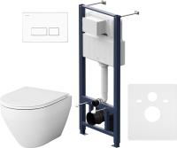 Комплект инсталляции с подвесным унитазом Am.Pm Spirit V2.0 IS47001.701700 крышка-сиденье , клавиша смыва  