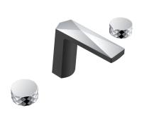 Смеситель для раковины Boheme Venturo 150-BCR-DIAMOND черный/хром