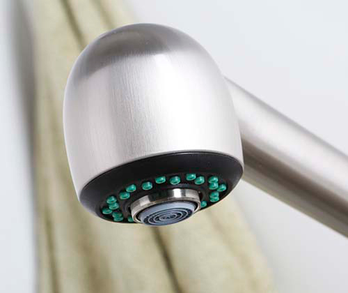 Смеситель для кухни Wasserkraft Wern 4266 без подключения к фильтру никель