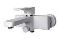 Смеситель для ванны или душа D&K Berlin DA1433226 настенный 
без термостата белый