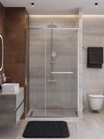 Душевая дверь складная Cezares Lux LUX-B-FS-11-120-C-CR 120 см стекла прозрачные профиль хром