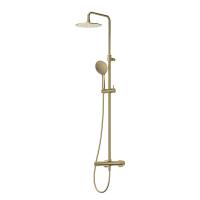 Душевая система со смесителем Cezares Leaf LEAF-CDA-25-L-SR монтаж настенная без термостата sunrise