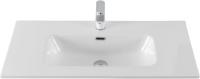 Раковина мебельная прямоугольная Aquanet Flat 00284029 керамика цвет белый