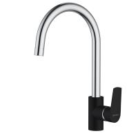 Смеситель для кухни Damixa Origin Balance 790720000 без подключения к фильтру черный/хром