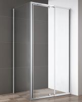 Душевой угол Cezares Variante VARIANTE-AH-1-100/110-80-C-Cr прямоугольная  стекла прозрачные, профиль хром