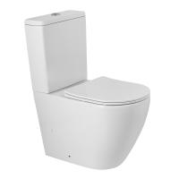 Унитаз напольный BelBagno Sfera-R  Rimless фаянс белый