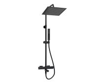 Душевая система со смесителем Wasserkraft  A299.162.218.BM Thermo монтаж настенная с термостатом черный