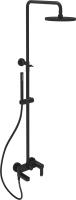 Душевая система со смесителем Paffoni BLU ZCOL632NO монтаж настенная без термостата 