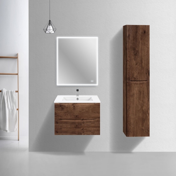 Тумба  подвесная Vincea Mia Slim VMC-2MC700S1RW 70 см  2 ящика цвет R.Wood 