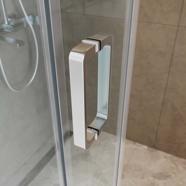 Душевая дверь BelBagno Soft Close-2 SOFT_CLOSE-2-BF-1-120-C-Cr 120 см стекла прозрачные, профиль хром