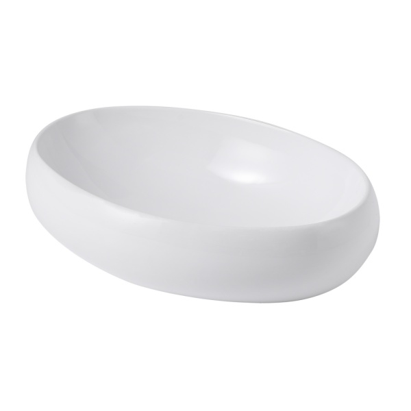 Раковина  овальная Abber Bequem AC2102 керамика цвет белый
