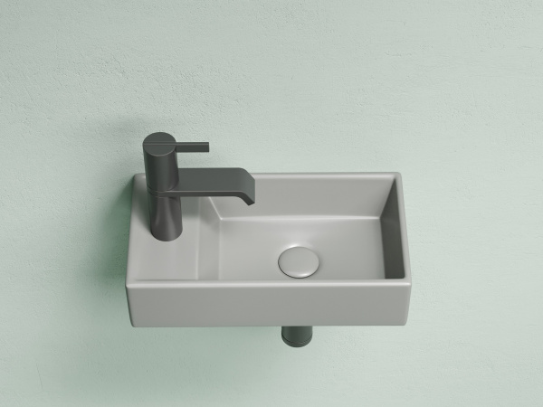 Раковина подвесная прямоугольная Ceramica Nova Element CN6051RMH фарфор цвет серый матовый