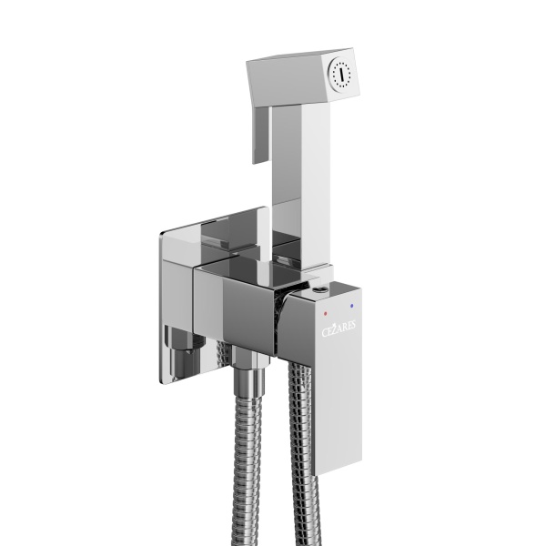 Гигиенический душ Cezares Slider SLIDER-DIF-01 встраиваемый в стену хром