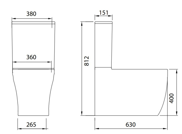 Бачок напольного унитаза Allen Brau Priority/Infinity 4.XX000.20 цвет белый