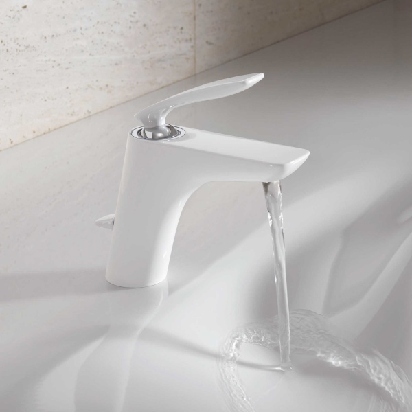 Смеситель для раковины Kludi Balance 520239175 белый/хром