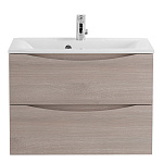 Тумба под раковину подвесная BelBagno Marino MARINO-650-2C-SO-RG-P 65 см  2 ящика цвет Rovere Grigio 
