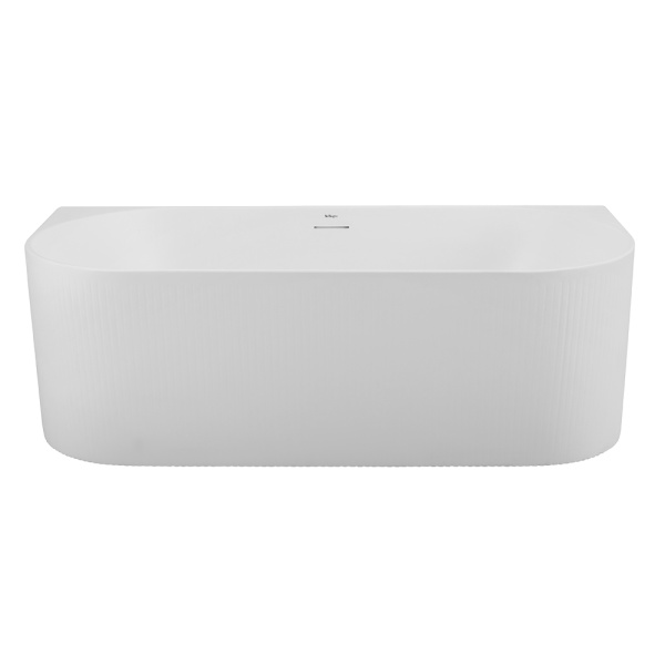 Акриловая ванна пристенная BelBagno  BB412-1700-800-MATT 170x80 овальная цвет белый матовый