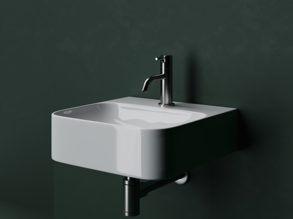 Раковина подвесная прямоугольная Ceramica Nova Aura CN2005 фарфор цвет белый