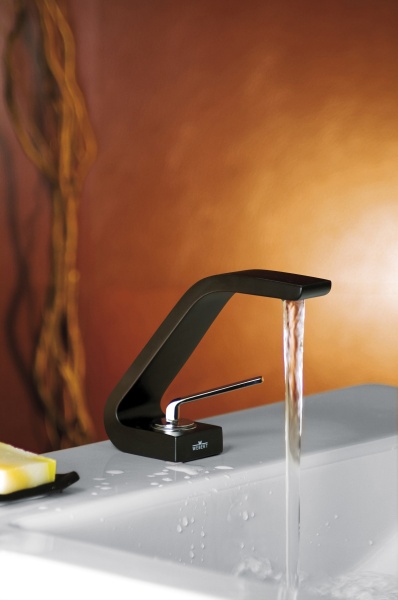 Смеситель для раковины Webert Wolo WO830102564 черный