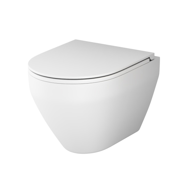 Унитаз подвесной Am.Pm Spirit V2.0 C701700MWSC Rimless фарфор белый матовый