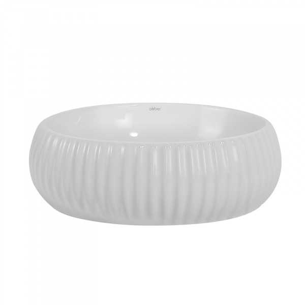 Раковина  круглая Abber Bequem AC2115 фаянс цвет белый