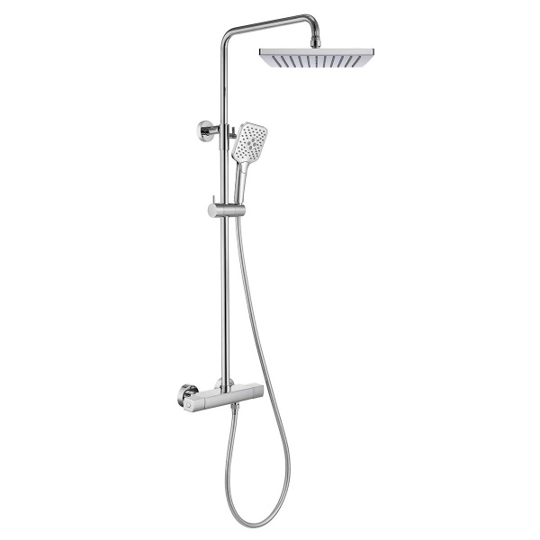 Душевая система со смесителем Vincea Next VSFS-1N0TCH монтаж настенная с термостатом хром