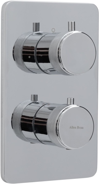 Душевая система со смесителем Allen Brau Priority 5.31013-00 монтаж встраиваемая в стену с термостатом хром