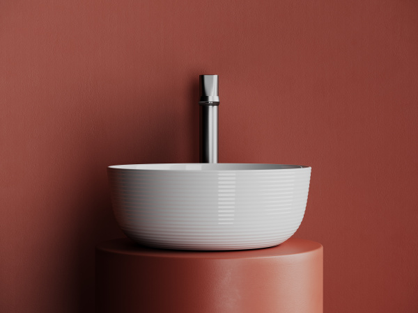 Раковина накладная круглая Ceramica Nova Element CN6073 фарфор цвет белый