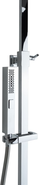 Душевая система со смесителем Allen Brau Infinity 5.21012-00 монтаж настенная без термостата хром