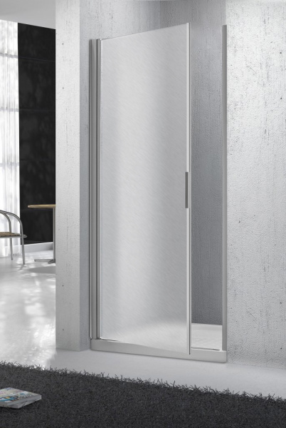 Душевая дверь BelBagno Sela SELA-B-1-55-P-Cr 55 см стекла рифленые, профиль хром