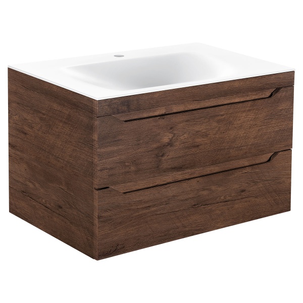 Тумба  подвесная Vincea Fine VMC-2F800RW 80 см  2 ящика цвет R.Wood 