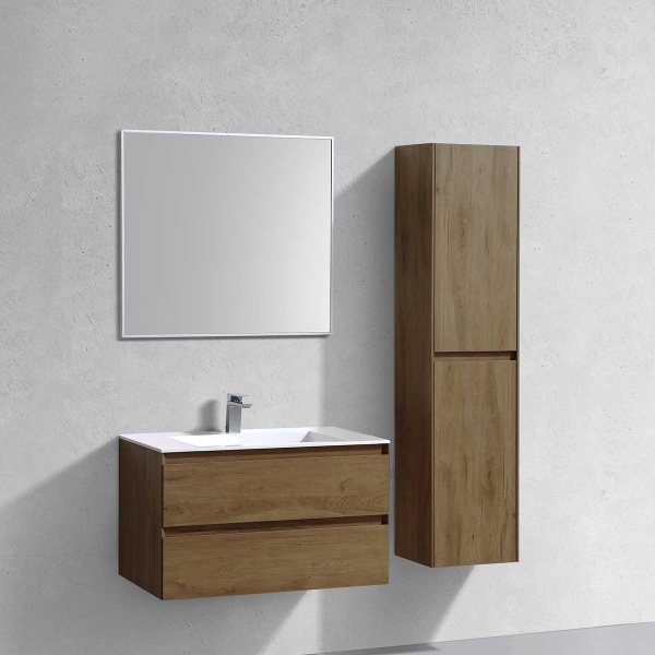 Тумба  подвесная Vincea Luka VMC-2L800TO 80 см  2 ящика цвет T.Oak 