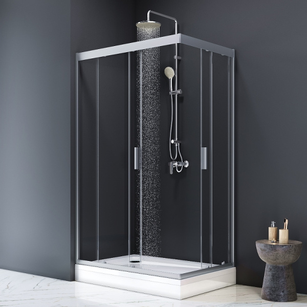 Душевой поддон низкий Am.Pm Gem W90T-404-12080W прямоугольный акрил 120x80 белый