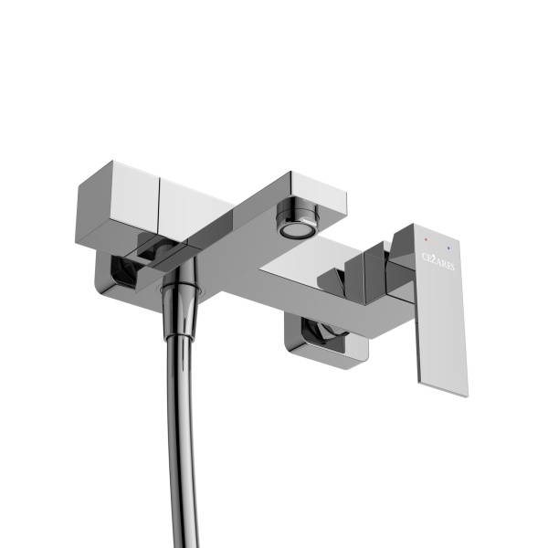 Смеситель для ванны или душа Cezares Slider SLIDER-VD-01 настенный 
без термостата хром