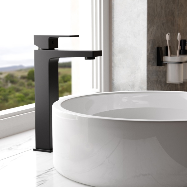 Смеситель для раковины Wasserkraft Abens 2003H черный