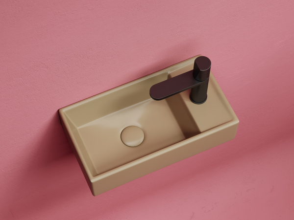 Раковина подвесная прямоугольная Ceramica Nova Element CN6051LMC фарфор цвет бежевый матовый