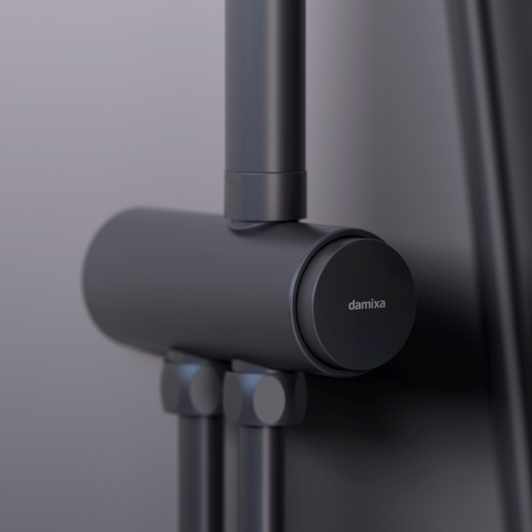 Душевая система без смесителя Damixa Scandinavian Pure 936000300 монтаж настенная без термостата черный