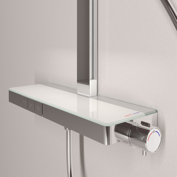 Душевая система со смесителем Sancos Vos SC6100CH монтаж настенная с термостатом хром