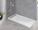 Душевой поддон низкий Cezares Tray TRAY-AS-AH-140/90-30-W прямоугольный литьевой мрамор 140x90 белый
