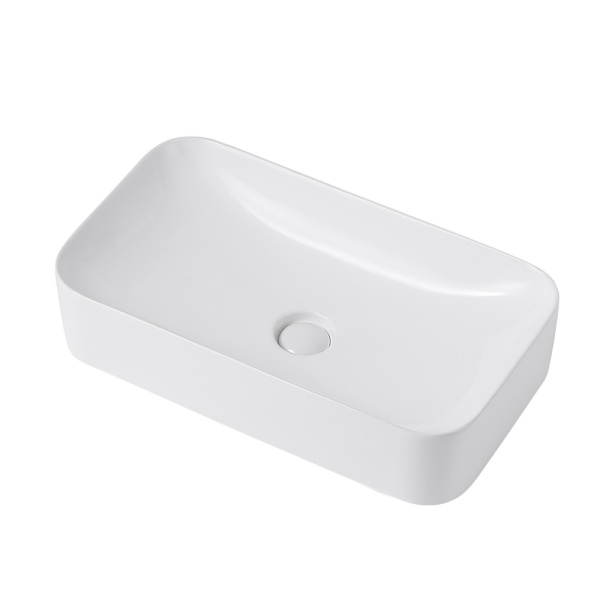 Раковина  прямоугольная Abber Rechteck AC2204 керамика цвет белый