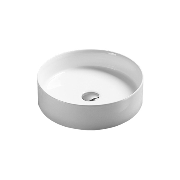 Раковина накладная круглая Vincea  VBS-216 фарфор цвет белый