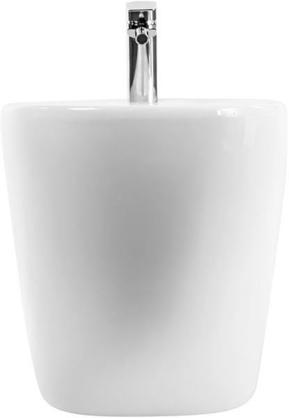 Биде приставное BelBagno Sfera-R BB2141B фаянс, цвет белый