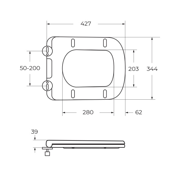 Крышка-сиденье BelBagno  BB2322SC цвет белый