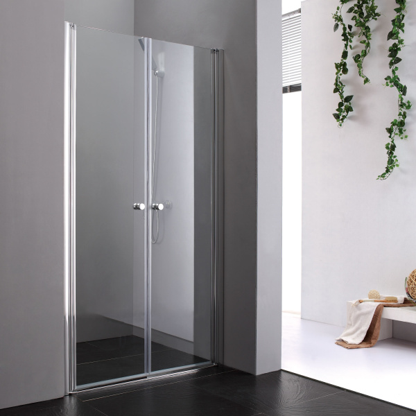 Душевая дверь Cezares Elena ELENA-W-B-2-120-C-Cr  см стекла , профиль 