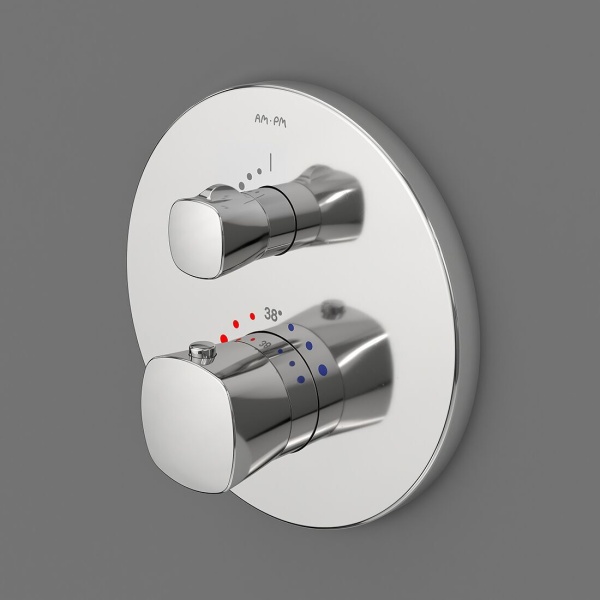 Смеситель для душа Am.Pm Spirit V2.1 F71A85500 встраиваемый в стену 
с термостатом хром