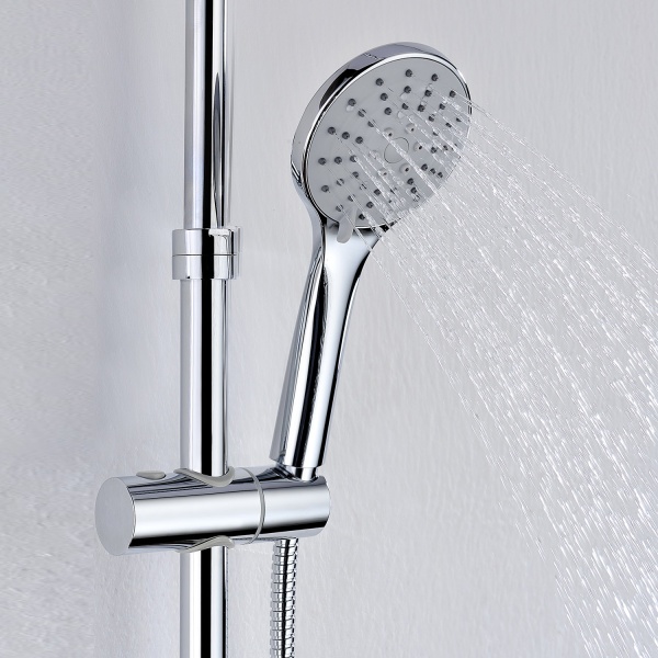Душевая система без смесителя Wasserkraft  A066 монтаж настенная без термостата хром