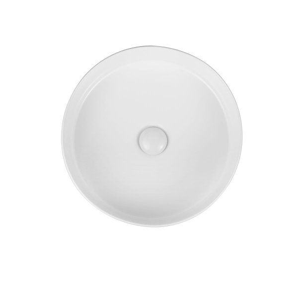 Раковина накладная круглая Vincea  VBS-216 фарфор цвет белый